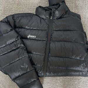Asics Black Puffer Jacket